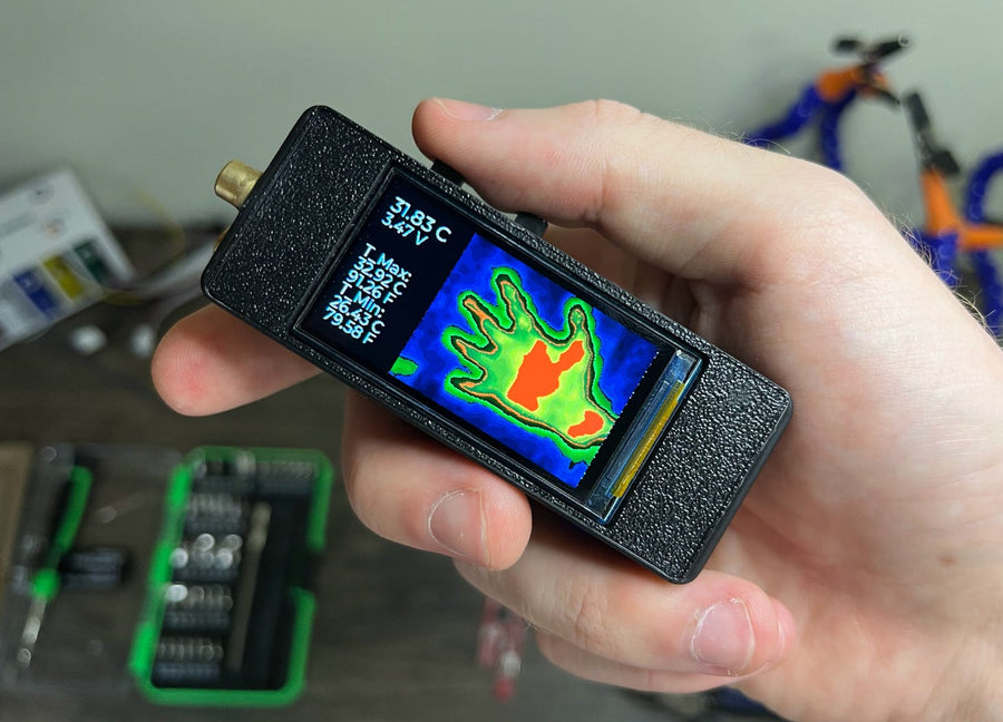 High Precision Thermal Imager + Infrared Thermometer! | Pocket-Sized Thermal Sensing | OpenTemp (How To)